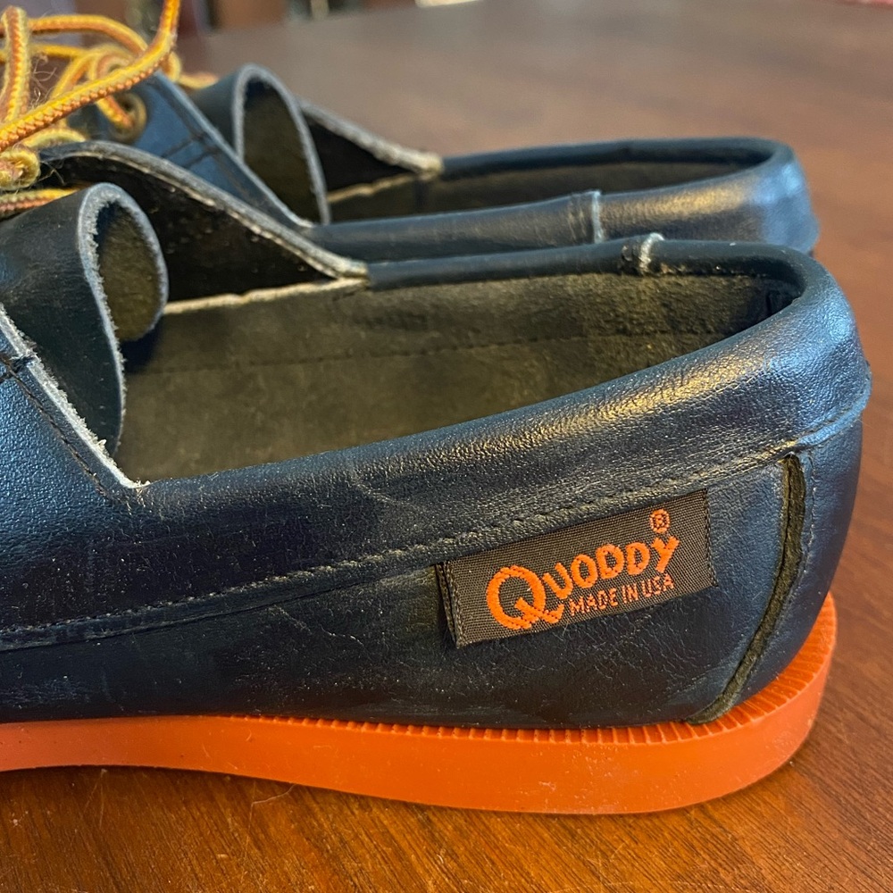 NWOT Quoddy Never Used Vintage Moc Toe Boat Shoes - Picture 8 of 9